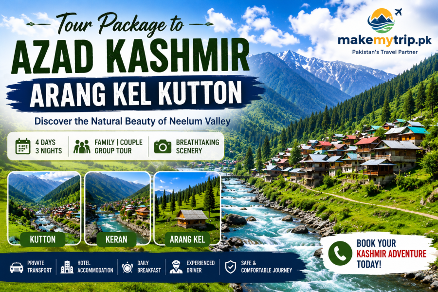 Tour Package to Azad Kashmir Arang Kel Kutton